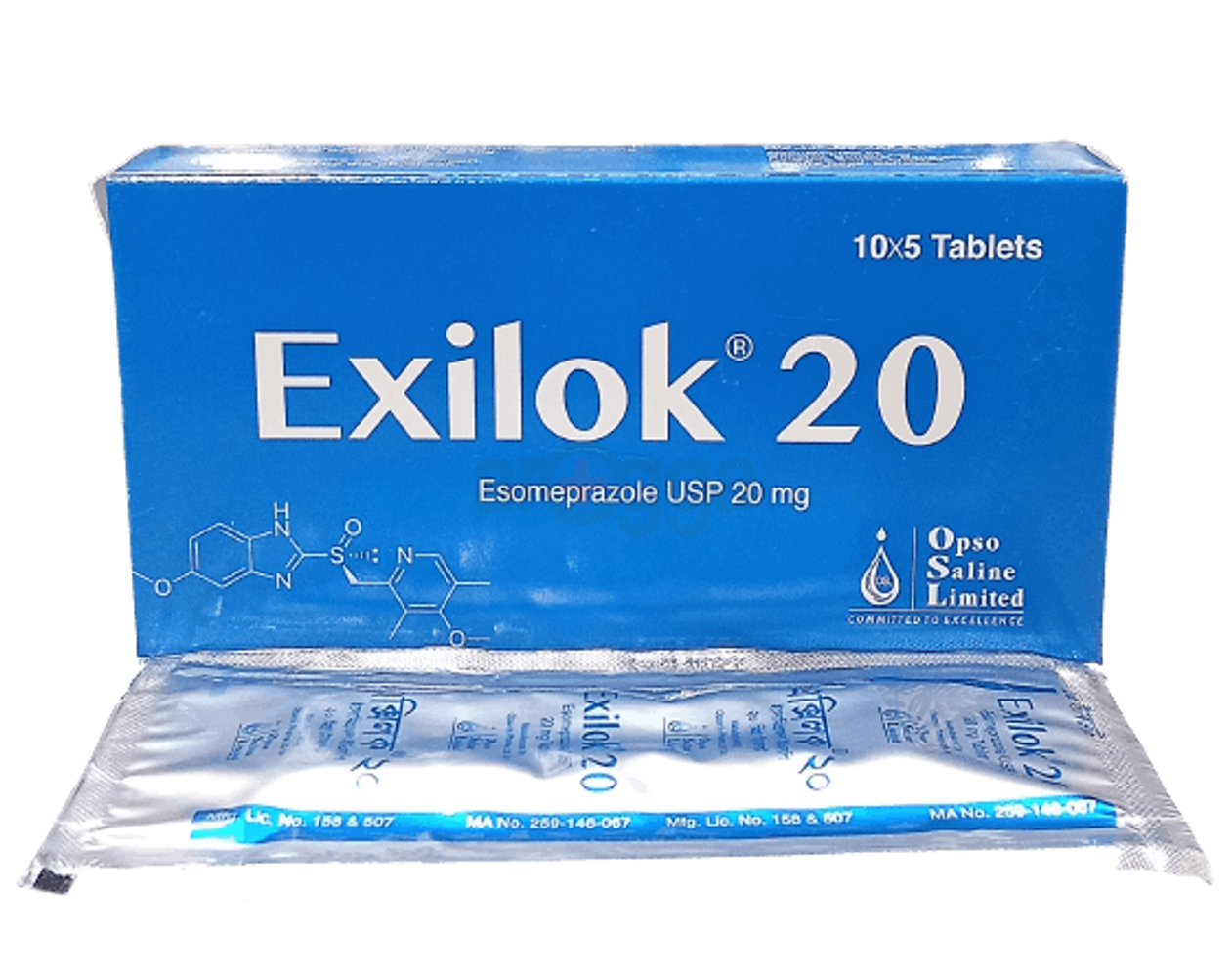 Tablet Exilock 20 mg (90pcs)
