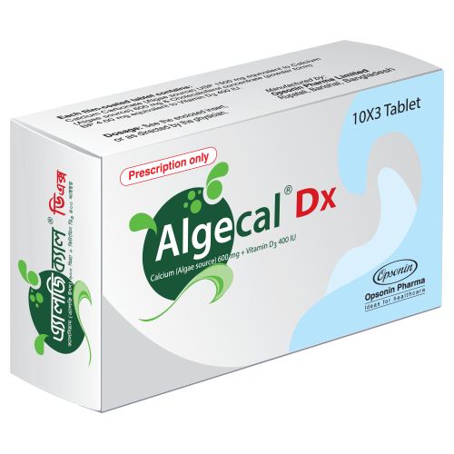 Tablet Algecal DX 600mg+400iu (30pcs)