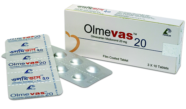 Tablet Olmevas  20 mg  ( 30 pcs)