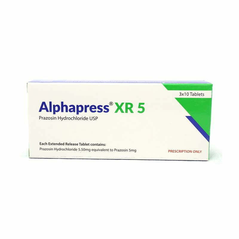 Tablet Alphapress XR 5 mg (30pcs)