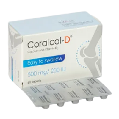 Tablet Coralcal-D 500mg+200iu (60pcs)