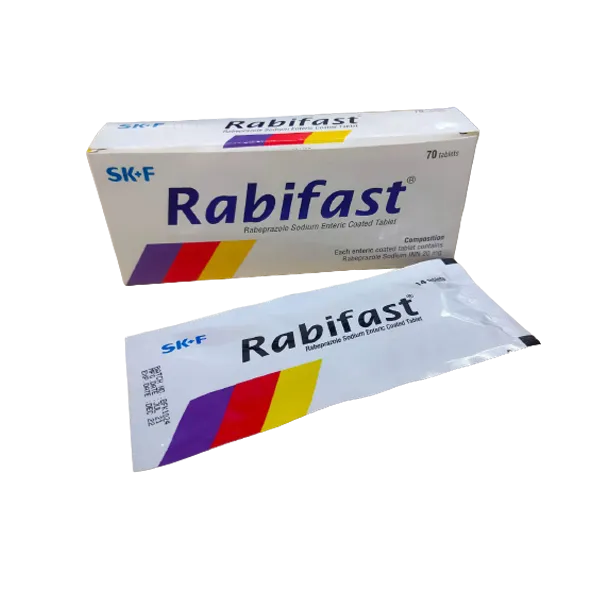 Tablet Rabifast 20mg (70pcs)