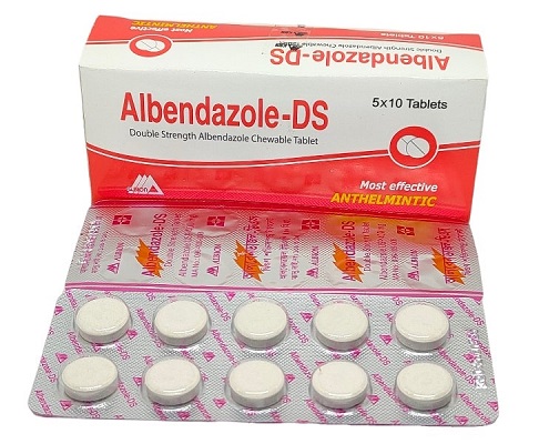 Tablet Albendazole-DS 400mg (50pcs)