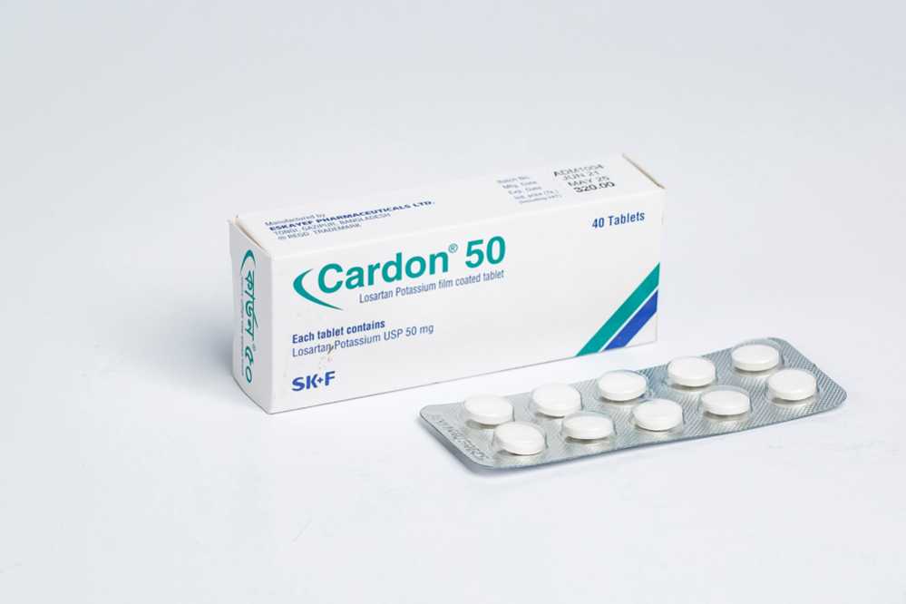 Tablet Cardon 50mg (40pcs)