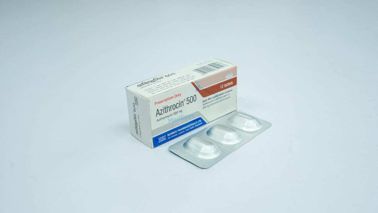 Tablet Azithrocin500 mg (12pcs)