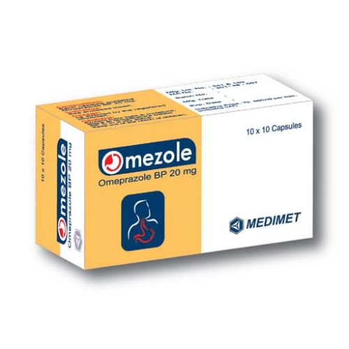 Capsule Omezole 20mg (Medimet) (100pcs)