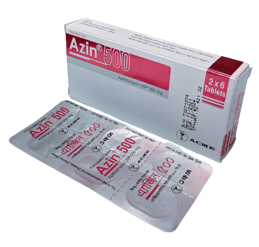 Tablet Azin 500 mg ( 12pcs )