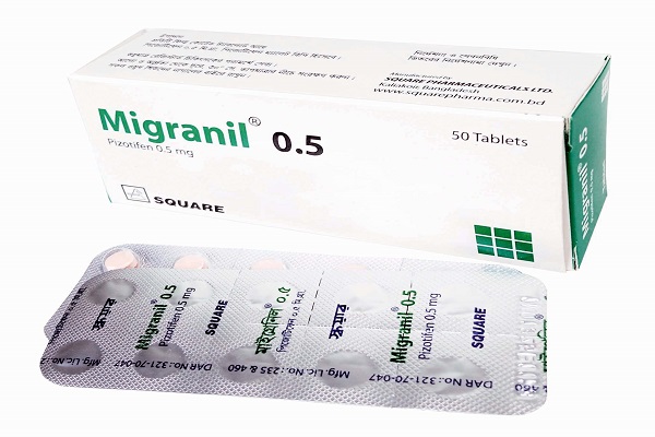 Tablet Migranil 0.5mg ( 50 pcs )