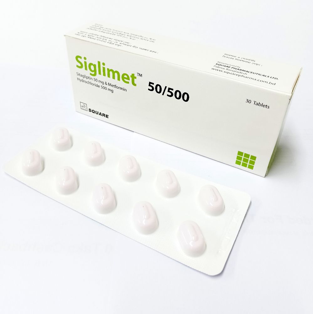 Tablet Siglimet 50mg/500mg ( 30 pcs )