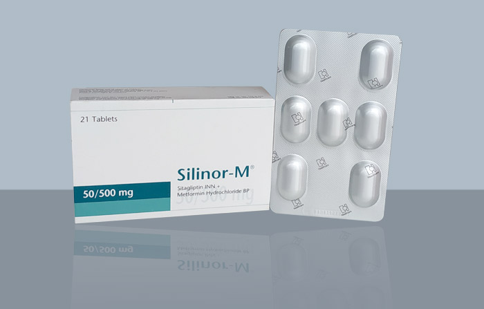 Tablet Silinor M 50 / 500mg ( 21 pcs )