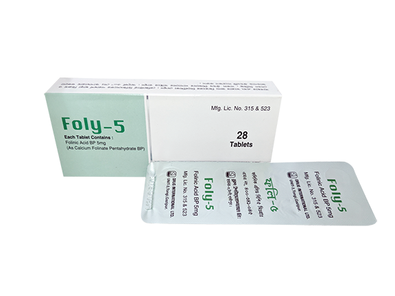 Tablet Foly 5mg ( 28pcs)