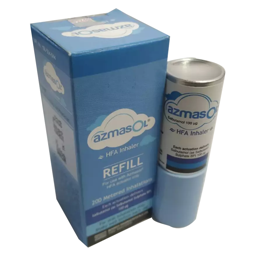 Inhaler Azmasol 100 mcg/puff