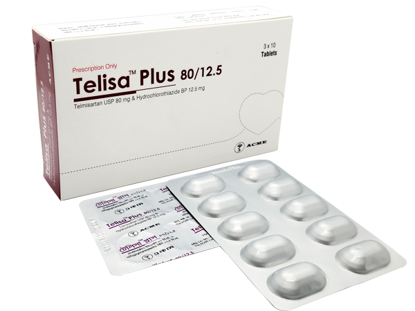 Tablet Telisa Plus (80 mg+12.5 mg ) (30 pcs)