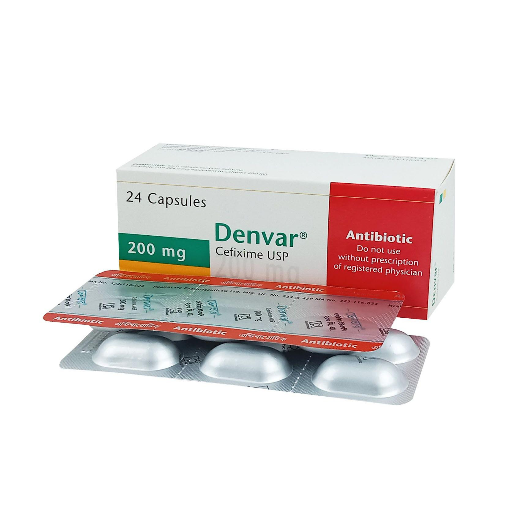 Capsule Denvar 200mg (24pcs)