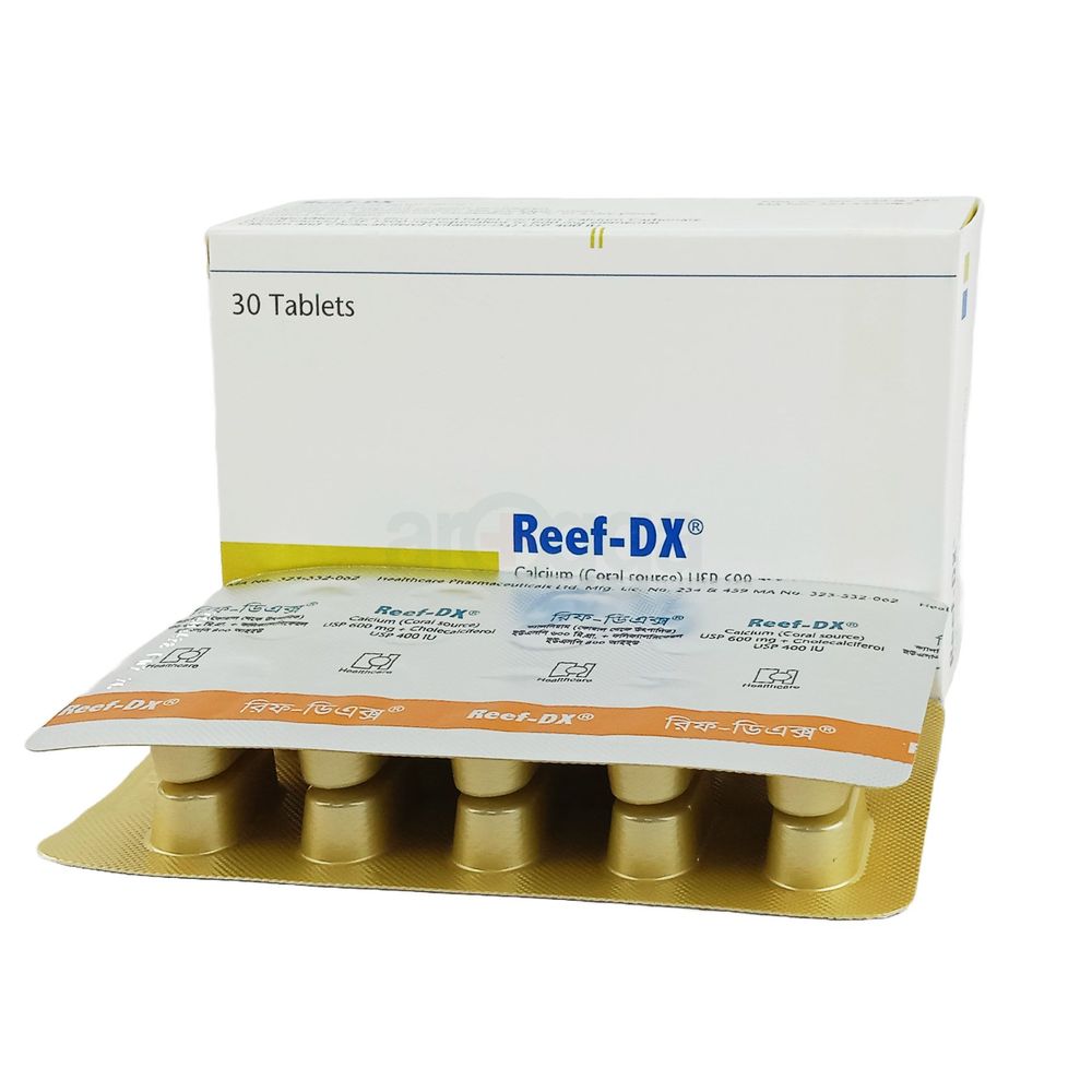 Tablet Reef-Dx 600Mg+400iu (30 pcs)
