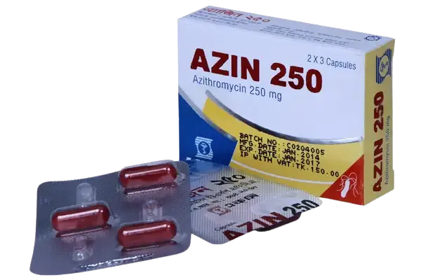 Capsule Azin 250mg (6 pcs)