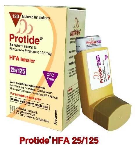 Inhealation Protide HFA 25/125mg