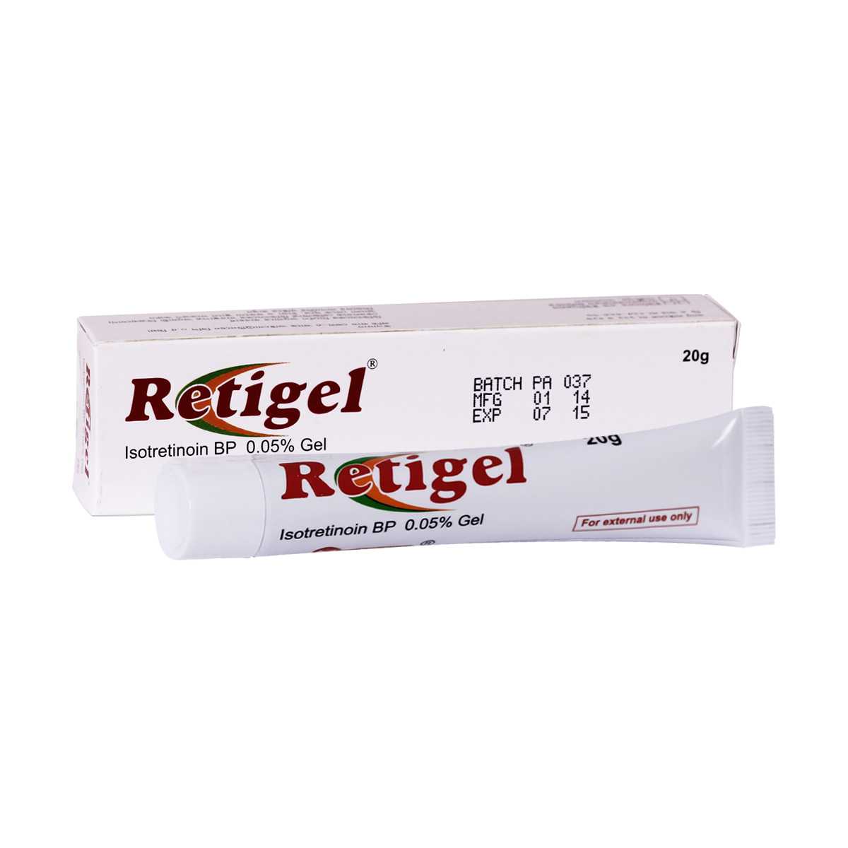Gel Retigel 0.5%+20gm