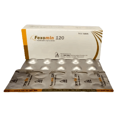 Tablet Fexomin 120mg (50 Pcs)