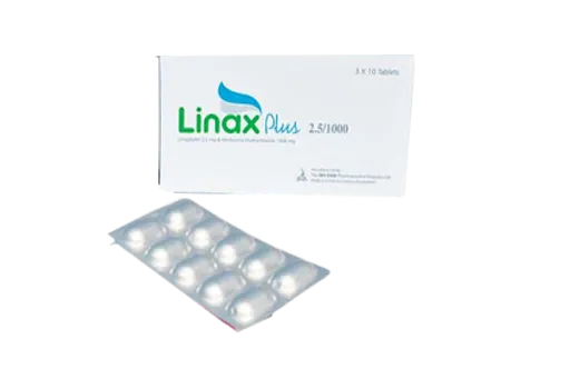 Tablet Linax Plus 2.5mg+1000mg (60pcs)