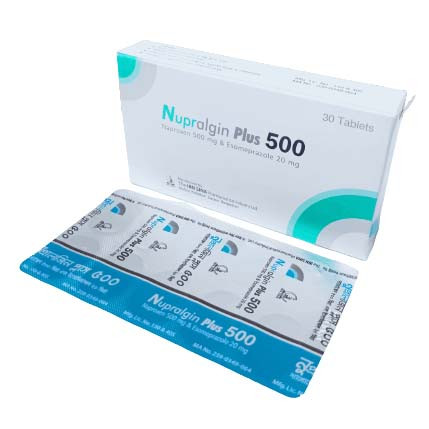 Tablet Nupralgin plus 500/20mg (30pcs)