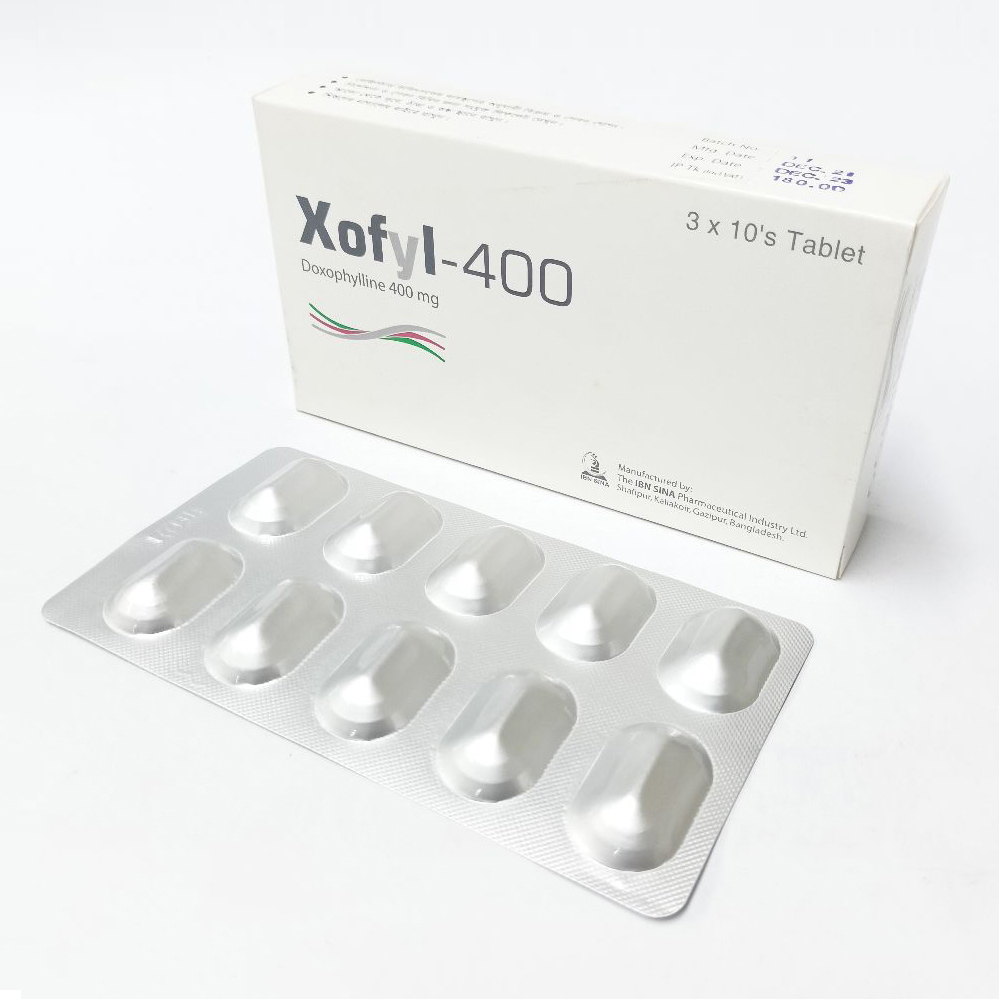 Tablet Xofyl 400mg (30pcs)