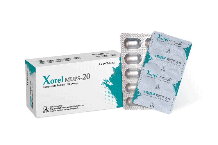 Tablet Xorel mups 20mg (50 pcs)