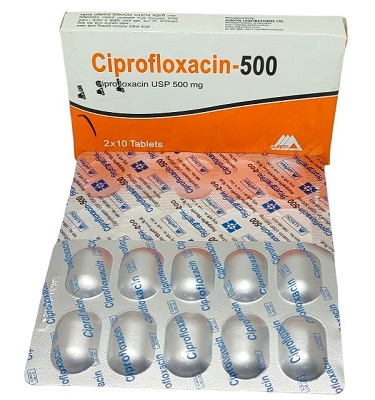 Tablet Ciprofloxacin 500mg  (Albion) (20pcs)