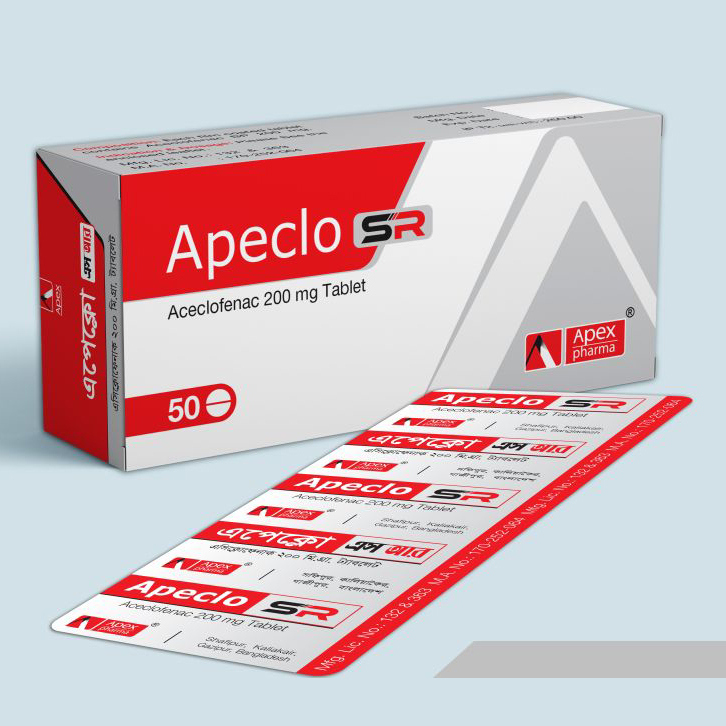 Tablet Apeclo SR 200mg (50pcs)