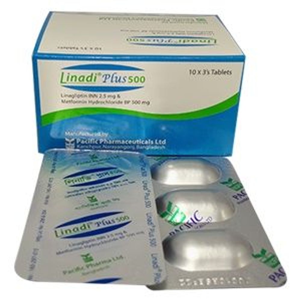 Tablet Linadi plus 2.5mg+500mg (30pcs)