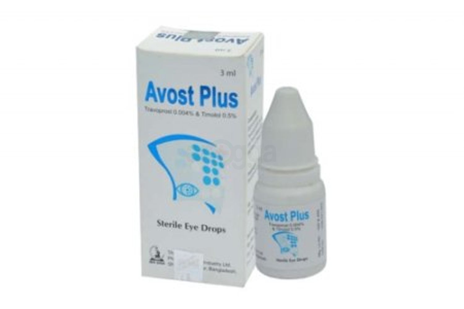 Eye Drop Avost plus 0.004%+0.5% (3ml)