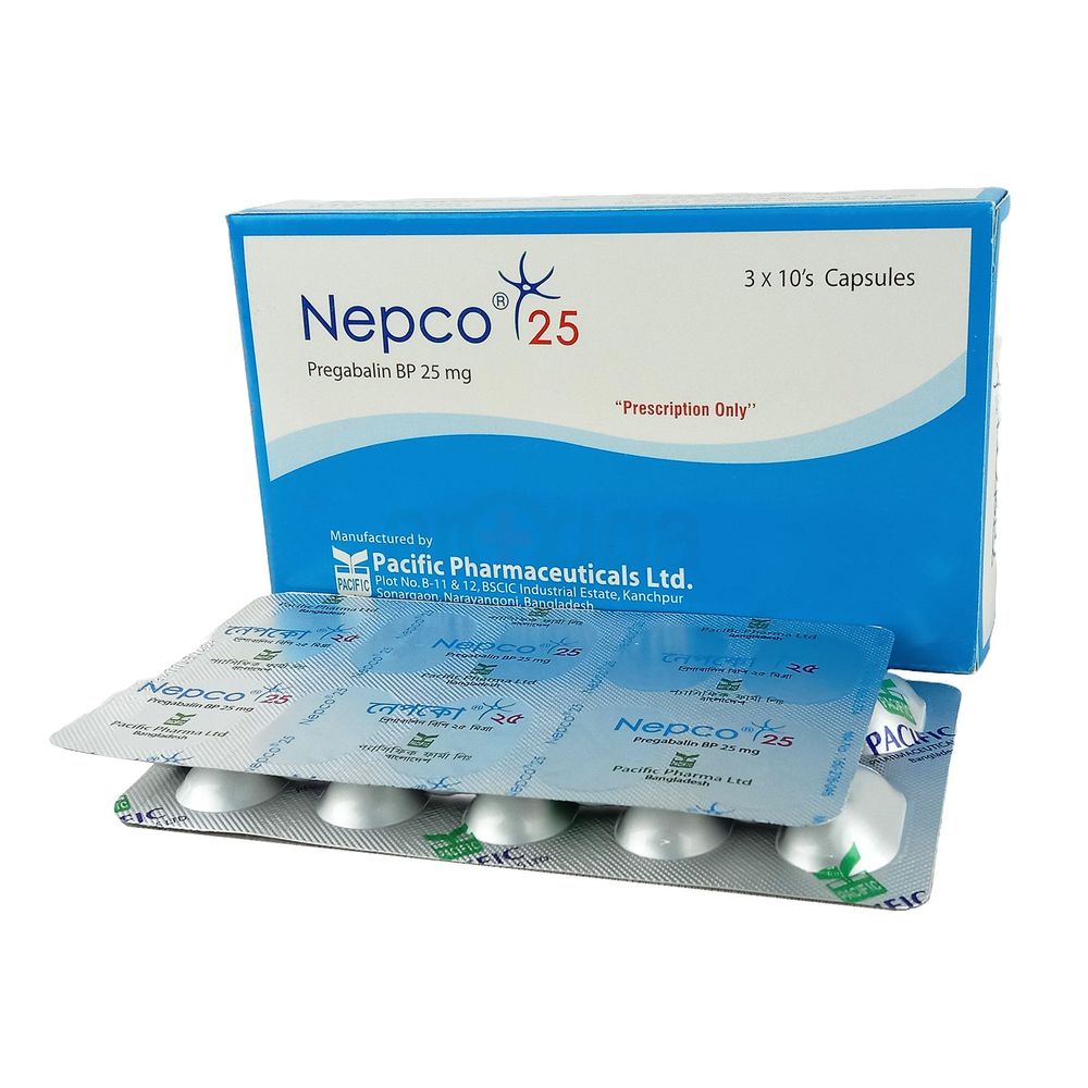 Capsule Nepco 25mg (30pcs)
