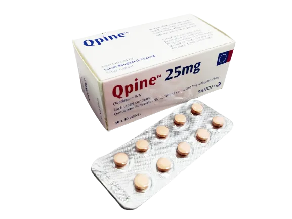 Tablet Q-Pine 25mg (100pcs)