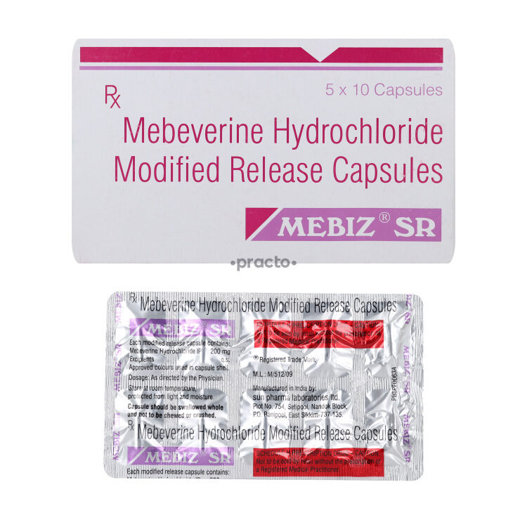 Capsule Mebiz SR 200mg (50 pcs)