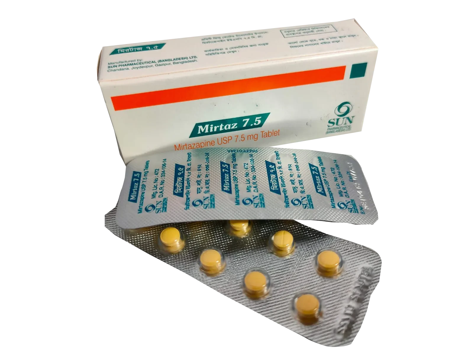 Tablet Mirtaz 7.5mg (50pcs)