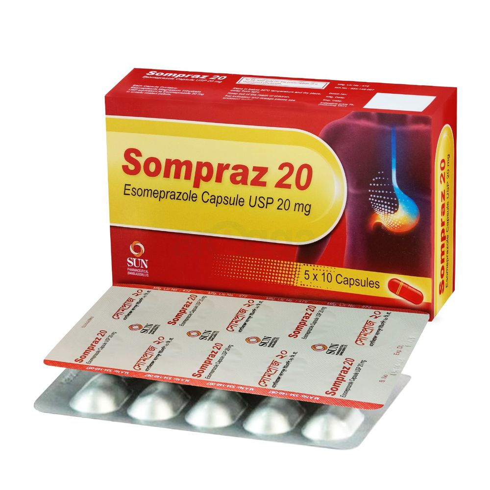 Capsule Sompraz 20mg (50pcs)