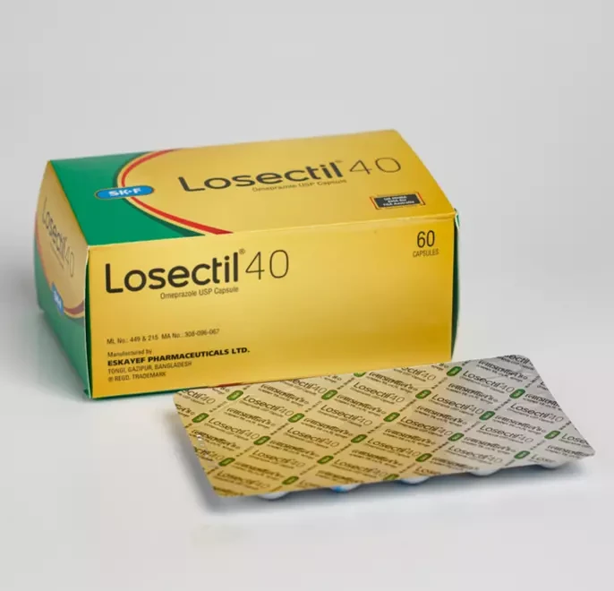 Capsule Losectil 40mg (60pcs)
