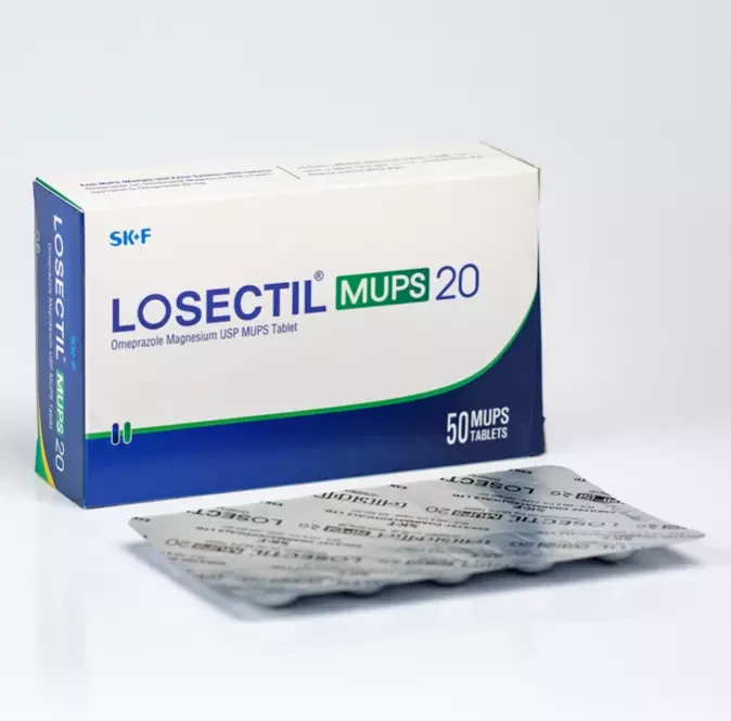Tablet Losectil Mups 20mg (50pcs)