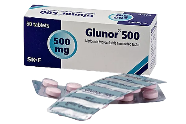 Tablet Glunor 500mg (50pcs)