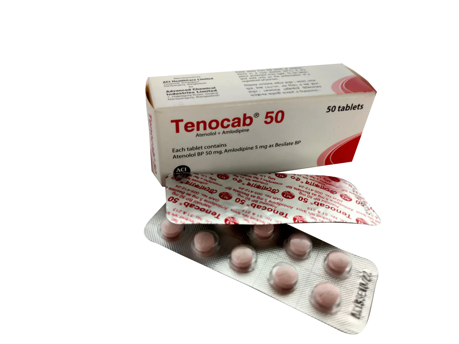 Tablet Tenocab 5mg+50mg (50pcs)