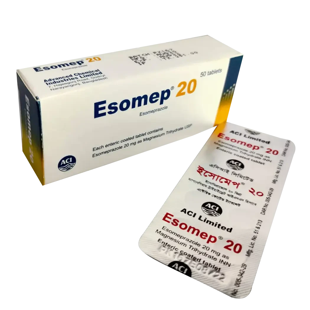 Tablet Esomep 20mg (50pcs)