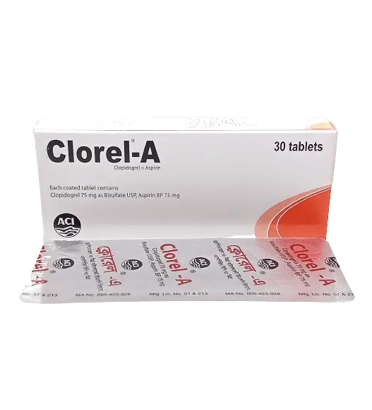 Tablet Clorel A 75mg+75mg (30pcs)
