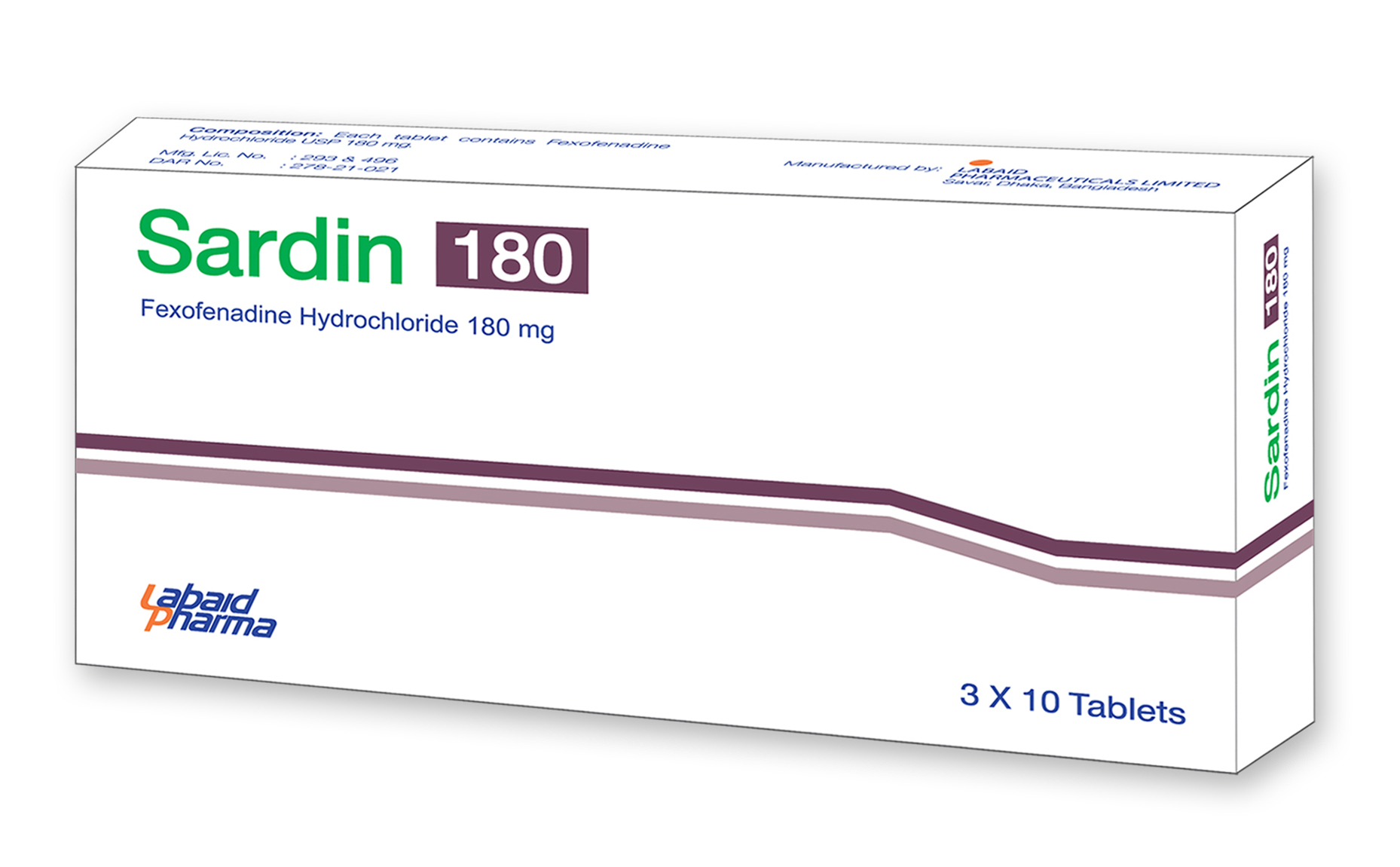 Tablet Sardin 180mg (30 pcs)