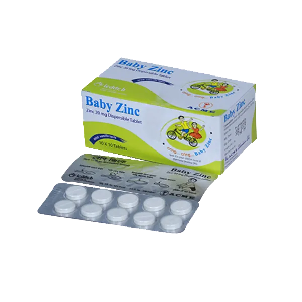 Tablet Baby Zinc 20mg (100pcs)