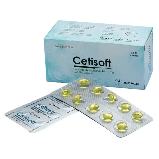 Capsule cetisoft 10mg (50pcs)
