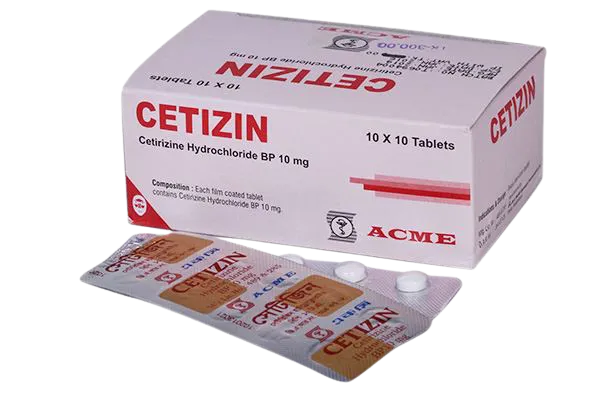 Tablet Cetizin 10mg (100pcs)