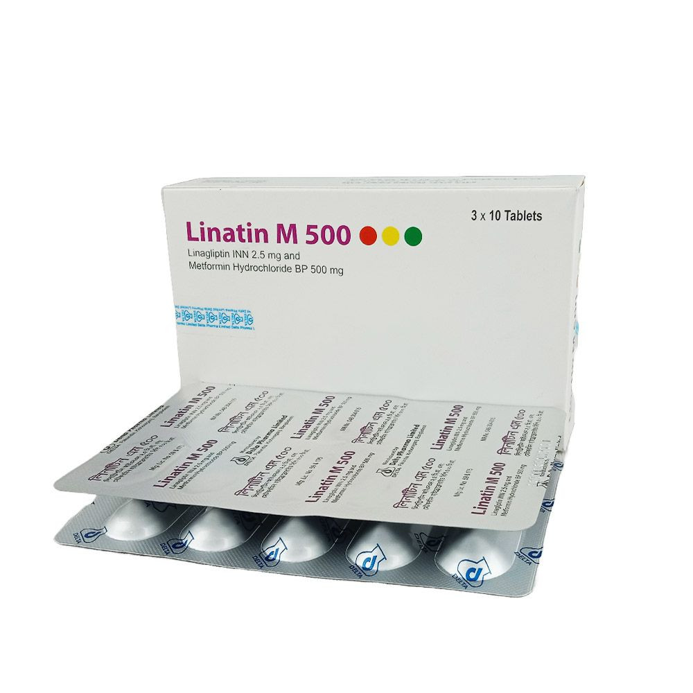 Tablet Linatin M2.5mg+500mg (30pcs)