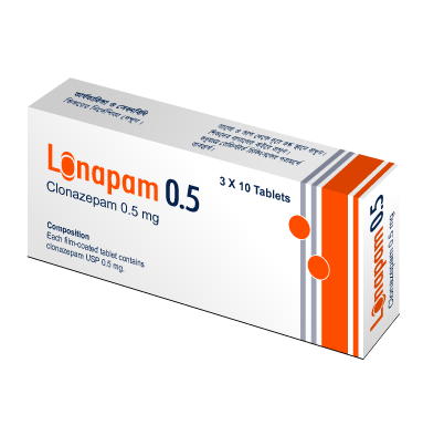 Tablet Lonapam 0.5mg (50pcs)