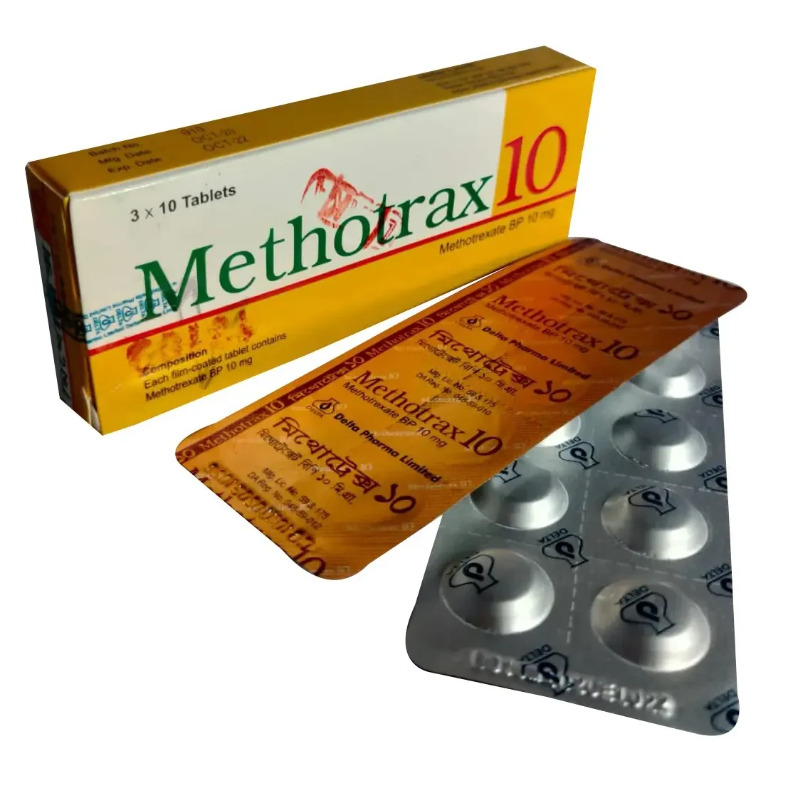 Tablet Methotrax 10mg (30pcs)