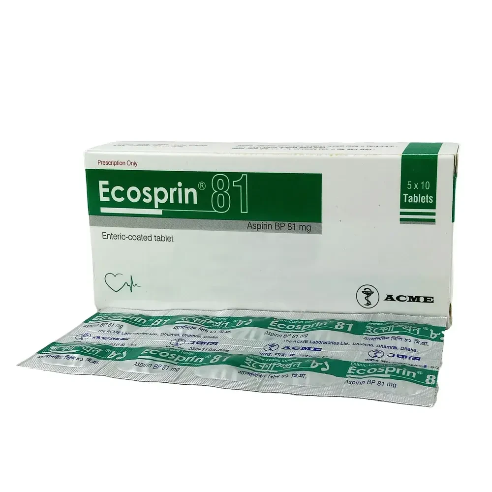Tablet Ecosprin 81mg (50pcs)